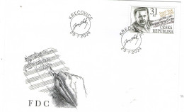 Year  2024 - Nice Czech Componist Josef Suk, - FDC