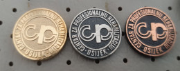 CP Osijek Center For Professional Rehabilitation Medical Croatia Ex Yugoslavia Pins - Medical