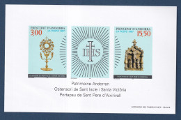 Andorre - Bloc Feuillet Non Dentelé Avec Gomme - YT N° 491 Et 492 A ** - Neuf Sans Charnière - ND - 1997 - Unused Stamps