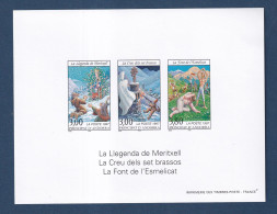 Andorre - Bloc Feuillet Non Dentelé Avec Gomme - YT N° 493 Et 495 A ** - Neuf Sans Charnière - ND - 1997 - Neufs