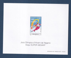 Andorre - Bloc Feuillet Non Dentelé Avec Gomme - YT N° 498 ** - Neuf Sans Charnière - ND - 1998 - Unused Stamps