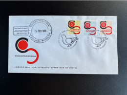 NETHERLANDS 1970 FDC LOCAL MAIL SERVICE BEVERWIJK 05-02-1970 NEDERLAND STADSPOST - Storia Postale