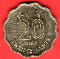 Hong Kong - 1997 - 20 Cents - QFDC/aUNC - Come Da Foto - Hongkong