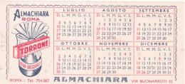 Calendarietto - Almachiara - Torrone - Uova Pasquali - Roma - Anno 1955 - Petit Format : 1941-60