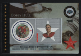 Canada 2001 Stamp Card Sc 1885e 47c Bobby Hull - Pochettes Postales Annuelles