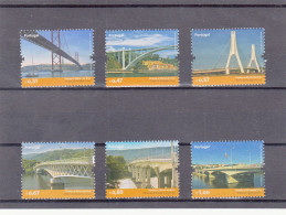 Portugal, Pontes E Obras De Arte, 2008, Mundifil Nº 3782 A 3787 Used - Oblitérés