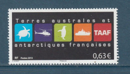 TAAF - YT N° 681 ** - Neuf Sans Charnière - 2013 - Neufs