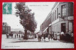 CPA  Arques, La Place 62 - Arques