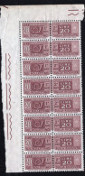 Italia (1973) - Pacchi, 20 Lire Fil. Stelle 4° Tipo, Gomma Vinilica, Sass. 104 ** - Postal Parcels