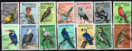 BOTSWANA / Oblitérés / Used / 1967 - Série Courante / Oiseaux  (série Complète) - Botswana (1966-...)