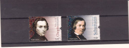 Portugal, Chopin E Schumann, 2009, Mundifil Nº 3915 A 3916 Used - Used Stamps