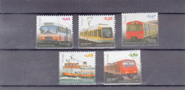 Portugal, Transportes Publicos Urbanos, 2010, Mundifil Nº 3919 A 3923 Used - Usati