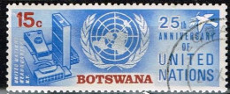 BOTSWANA / Oblitérés / Used / 1970 - 25 Ans De L'Onu - Botswana (1966-...)