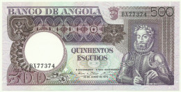 Angola - 500 Escudos - 10.6.1973 - Pick: 107 - Serie BX - Luiz De Camões - PORTUGAL - Angola