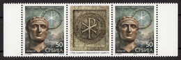 Serbia 2013 1700 Years Of Christianity EDICT OF MILAN Religions Ancient Rome, Middle Row MNH - Cristianesimo