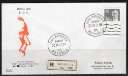 1981 TURKEY ATATURK REGULAR STAMP FDC - FDC