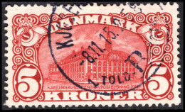 Denmark 1912 5k G.P.O. Copenhagen Fine Used. - Pacchi Postali