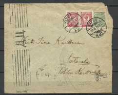 FINLAND O 1915 KITEE Domestic Cover Sent To SORTAVALA Imperial Russian Censor Marking Tsensiert - Brieven En Documenten