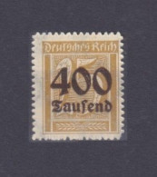 1923 Germany Reich 298 Definitive - Overprint - 1922-1923 Emissioni Locali