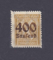 1923 Germany Reich 299 Definitive - Overprint - 1922-1923 Emisiones Locales