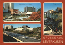 41285538 Leverkusen Stadtautobahn Rathaus Fussgaengerzone Forum Leverkusen - Leverkusen