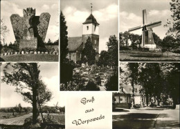 41285448 Worpswede Windmuehle Kirche Worpswede - Worpswede