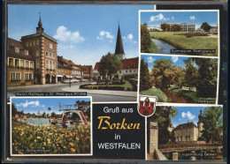 41285035 Borken Westfalen Gymnasium Remigianum Markt Rathaus  Borken - Borken