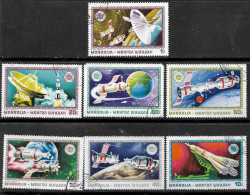 MONGOLIA 1975 COSMOS SATELLITES SPACE ROCKETS SERIE - Mongolie