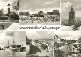 41281695 Wangerooge Nordseebad Westturm Strand MS Wangerooge Hafen Leuchtturm Wa - Wangerooge