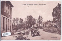 SAINT-GILLES- ENTREE DU PAYS- BELLE AUTOMOBILE- 1934 - Andere & Zonder Classificatie