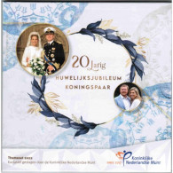 PAYS BAS - COFFRET EURO BRILLANT UNIVERSEL 2022 - 20 ANS ANNIVERSAIRE DE MARIAGE - 8 PIECES (3.88 Euros) - BU - Netherlands