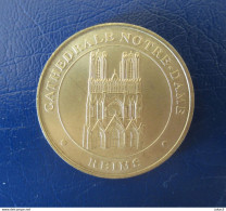 MONNAIE DE PARIS -  MÉDAILLE SOUVENIR - CATHEDRALE NOTRE DAME DE REIMS - ANNÉE  2001 - 2001