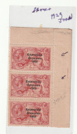 Ireland 1922-23 Irish Free State SG65 Variety 9 And 2 Joined (1st Two Stamps) 3rd Is Normal And S Also Broken (saorscac - Ongebruikt