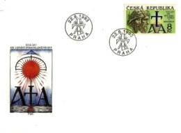 FDC 11 Czech Republic St Cyril And Methodeus 1993 Joint Issue With Slovakia - Cristianesimo