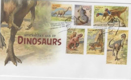 Australia 2013 Age Of Dinosaurs  FDC - Bolli E Annullamenti