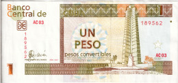 CUBA - 1 Pesos 2007 - Kuba