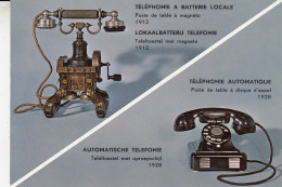 BRUXELLES  MUSEE POSTAL TELEPHONE A BATTERIE LOCALE ET UN AUTOMATIQUE - Musei