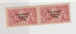 Ireland 1922-23 Irish Free State SG65 Pair And Single ( Single Is Damaged) All Are Mint MNH Good Condition - Unused Stamps