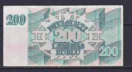 LATVIA - 1992 200 Rublis AUNC/XF Banknote - Lettonie