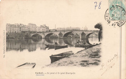 FRANCE - Corbeil - Le Pont Et Le Quai Bourgoin - Carte Postale Ancienne - Corbeil Essonnes