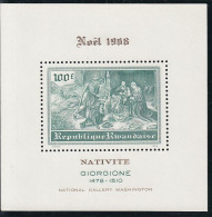 RWANDA Block 18,Christmas 1968,unused (**) - Ongebruikt