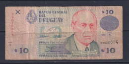 URUGUAY - 1998 10 Pesos Circulated Banknote - Uruguay