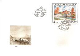 FDC 615 Czech Republic - Sisley 2009 - FDC