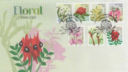 Australia 2014 Fkiral Emblems  FDC - Postmark Collection