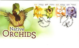 Australia 2014 Orchids FDC - Marcophilie