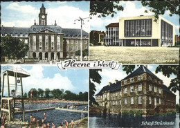 41277057 Herne Westfalen Rathaus Hallenbad Sommerbad Schloss Struenkede Herne - Herne