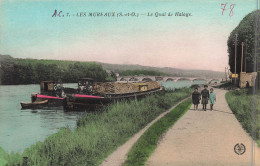 FRANCE - Les Mureaux - Le Quai De Halage - Carte Postale Ancienne - Les Mureaux