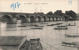 FRANCE - Poissy - Le Pont -  Perspective - Carte Postale Ancienne - Poissy
