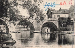 FRANCE - Poissy - Le Bras Migneaux Et Le Pont - Carte Postale Ancienne - Poissy