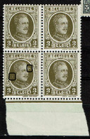 191  Bloc 4  **  T3  LCV 7  Points Blancs - 1901-1930